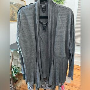 Clara Sun Woo Women’s 1X Grey Tank and Jacket